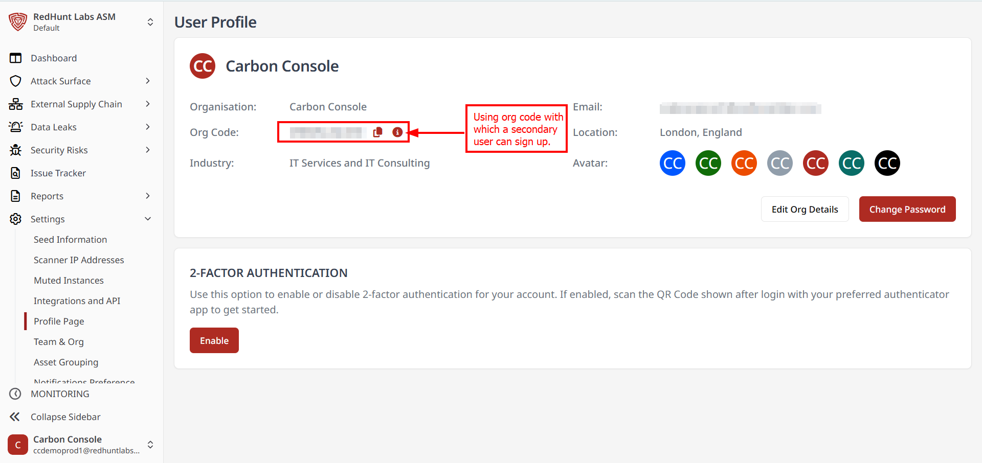 Configuring Team Member Roles | RedHunt Labs Documentation