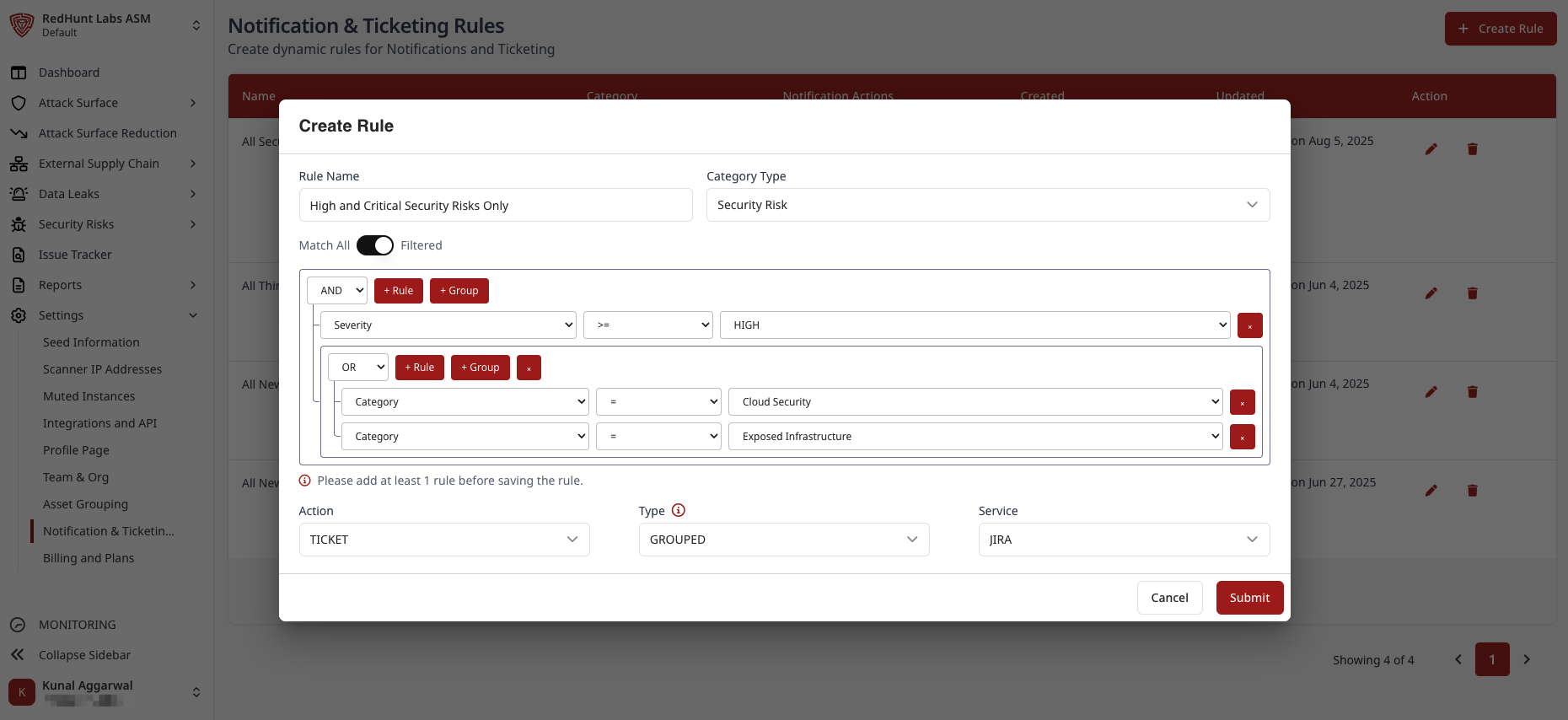 How to Configure Issue Tracker Preferences? | RedHunt Labs Documentation