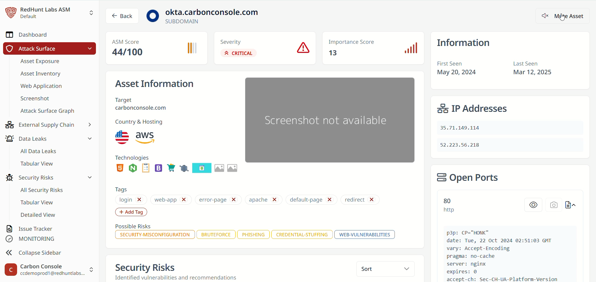 How to Mute Any Instance? | RedHunt Labs Documentation